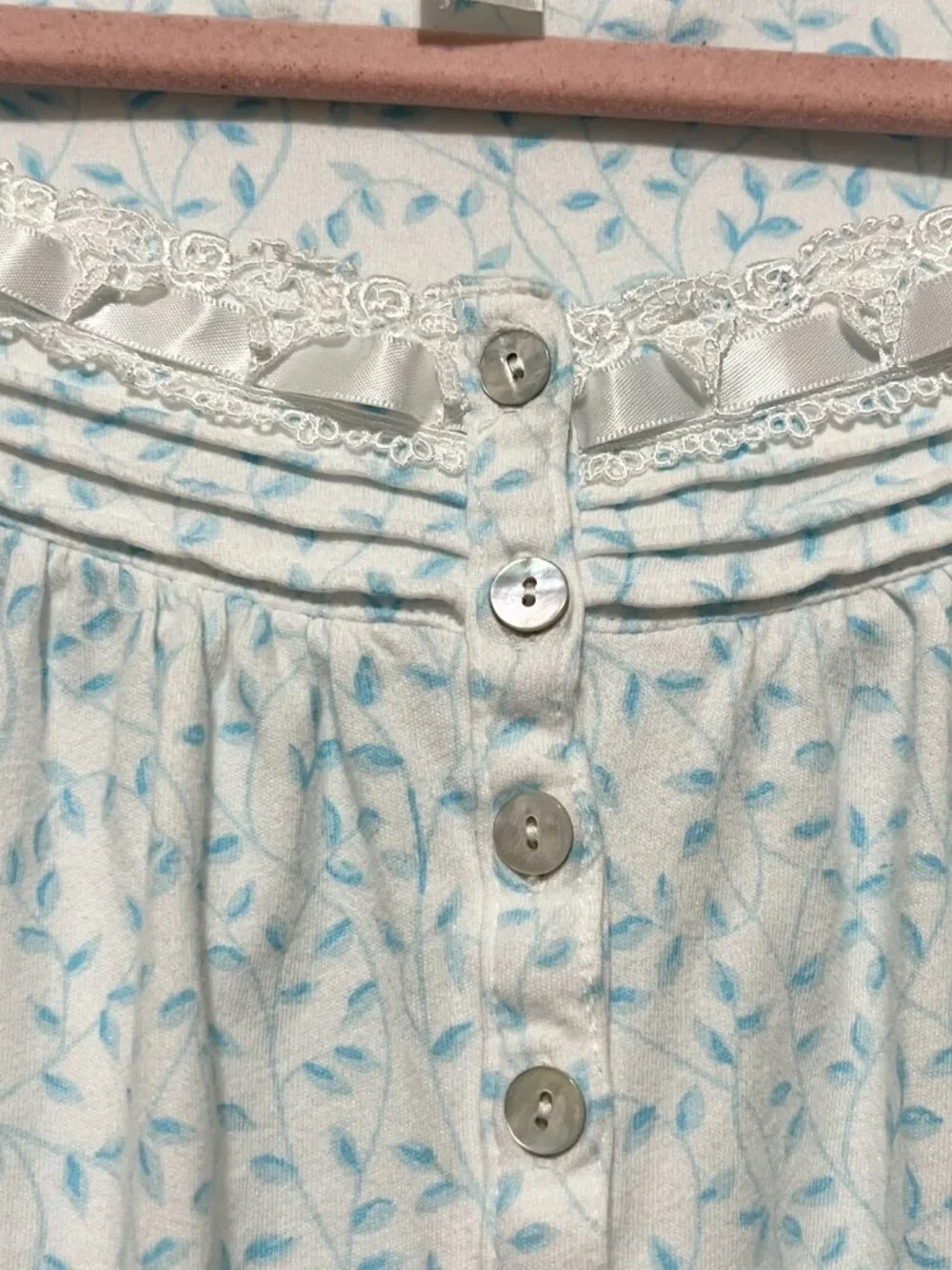 Eileen West Womens Cottagecore Nightgown S Prairie Coquette Dainty Shabby Chic - Picture 4 of 5